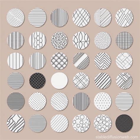 Equal Sized Blank Round Stickers Stable Diffusion Online