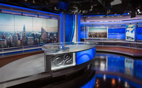 Cbs New York Wcbs Studio Set Design Gallery