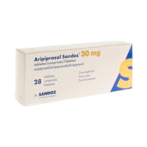 ARIPIPRAZOL SANDOZ 30 MG COMP 28 X 30 MG Apotheek Kestens