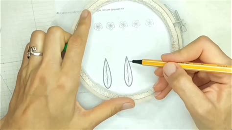 Оформляем пяльцы к марафону "Незабудка" - YouTube