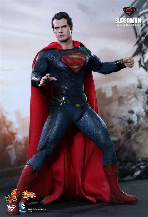 Hot Toys Man Of Steel MMS200 Superman 1 6th Scale Collectible Figure Figround