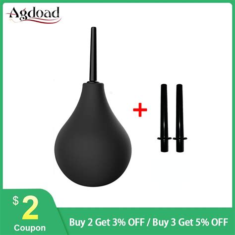 Jual PREORDER Enema Bulb Syringe Karet Medis Enema Irrigator Vagina Wanita Anal Douche Cleaner