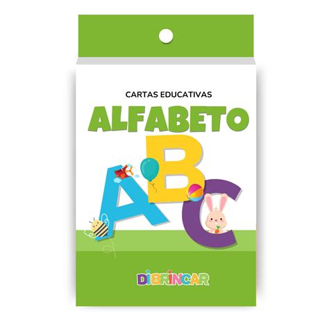 Cartas Educativas Alfabeto Dibrincar Alternativa Brinquedos