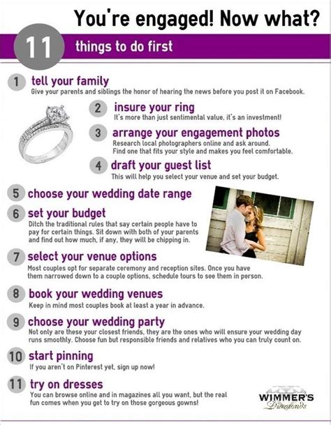 Once Youre Engaged Here Are Your First Steps Plan Your Wedding How To Plan Here Comes The