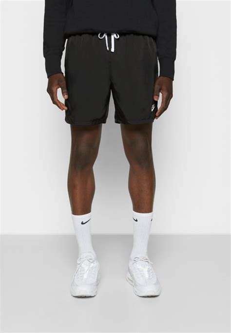 Nike Sportswear M Nk Club Wvn Aop Flow Shorts Black White Schwarz