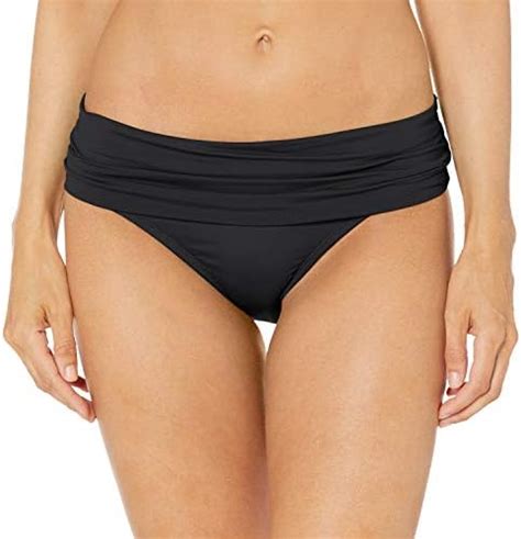 La Blanca Women S Island Goddess Shirred Band Hipster Bikini Swimsuit