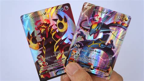 The Super Ancient Pokémon Gigantamax Tcg Cards Rayquaza And Groudon