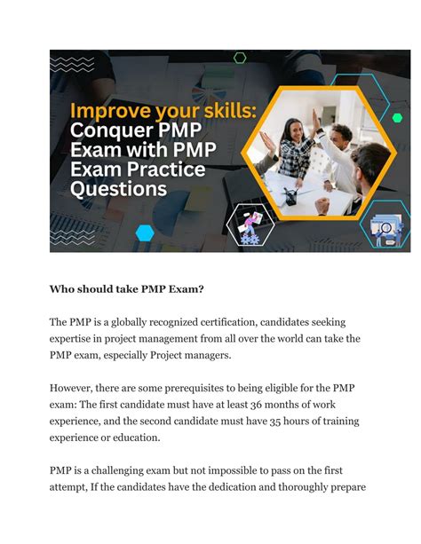 Ppt Improve Your Skills Conquer Pmp Exam With Pmp Exam Practice