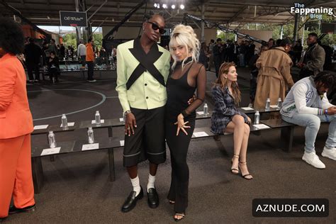 Camila Cabello Sexy Flashes Her Hot Pokies In A Stunning Black Dress At Off White Fashion Show