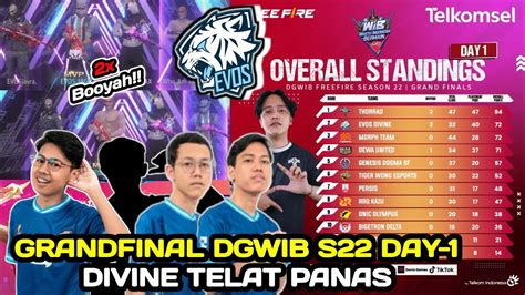 FULL HIGHLIGHT EVOS DIVINE GRAND FINAL DGWIB FREE FIRE SEASON 22 DAY 1