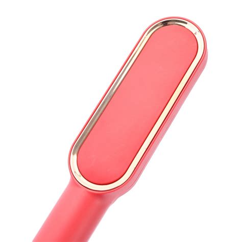 Beautyforever Red Multifunctional Hair Styler Electric Hot Comb Fast Heating Straightening Comb