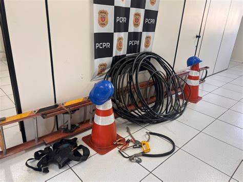 Pcpr Prende Em Flagrante Dois Homens Por Furto De Cabos Em Curitiba