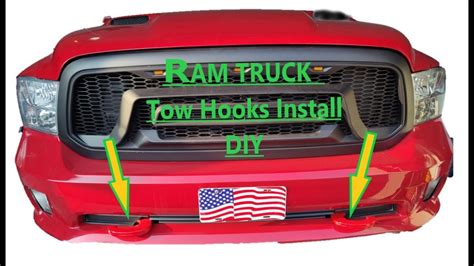 Ram Truck Tow Hooks Install How To DIY YouTube