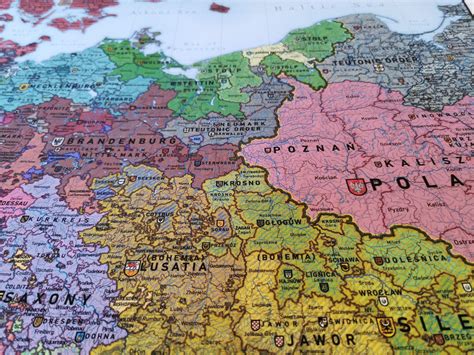 Holy Roman Empire 1444 History Map Etsy Ireland