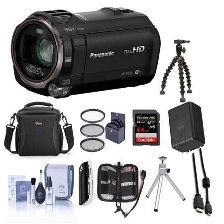 Panasonic HC-V770 Full HD Camcorder with Premium Accessory Bundle