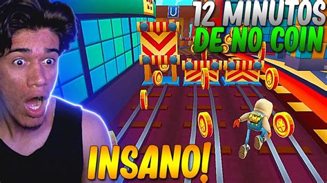 Recorde Mundial De Minutos De No Coin No Subway Surfers Youtube