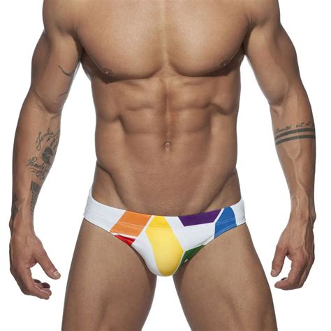 Low Waist Swimwear Mens Swim Briefs Sexy Sport Homme Push Up Pouch Pad Gay Male Swimsuit