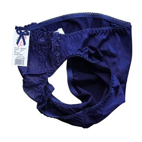 Wonder Wave Navy Panties Womens Bikini Intimate Under Wear Lingerie