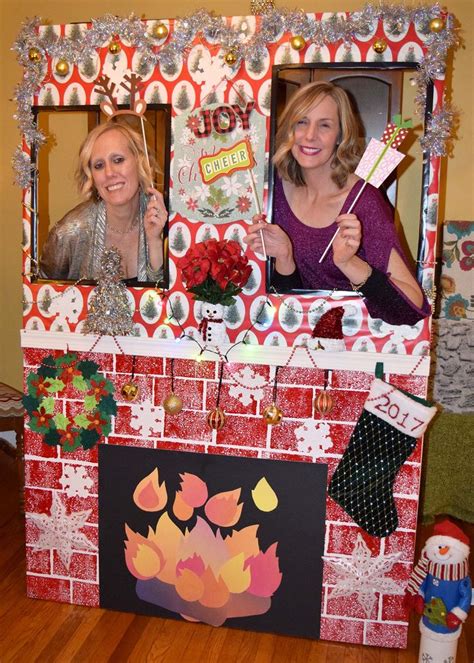 Homemade Photo Booth Christmas Party Photo Booth Christmas Party