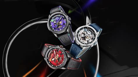 Welly Merck X Evangelion Mechanical Wristwatches