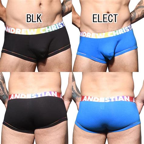 ANDREW CHRISTIANアンドリュークリスチャン ANDREW CHRISTIAN Almost Naked Cotton Pride Boxer XS S M L XL