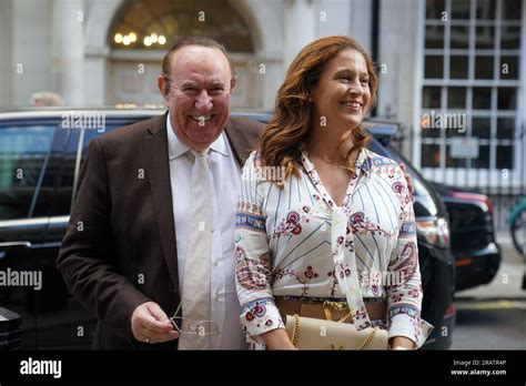 Andrew Neil And Wife Susan Nilsson Arrive For The Spectator S Summer