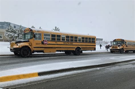 Local School Bus Routes Delayed And Cancelled Amid Snowfall Warning