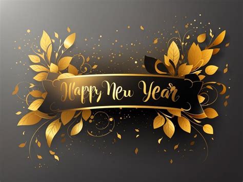 Premium Photo New Year Abstract Shiny Color Gold Wave Design Element