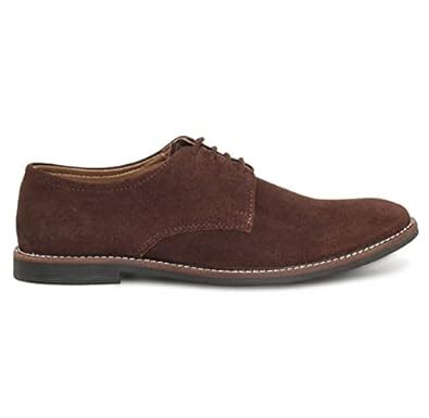 Buy Louis Stitch Men S Brunette Brown Italian Suede Leather Shoes