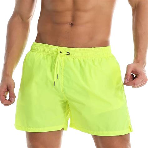 Himmake Bathing Suits Long Swim Trunks Men Shorts Men Above The Knee