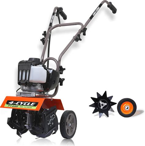 Amazon.com : PROYAMA Garden Tiller Gas Powered, 40cc 4-Cycle Gas Tiller