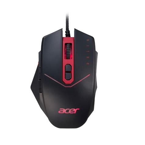 Mouse Gamer Óptico Acer Nitro NMW120 LED 8 botões 4200 DPI 100 IPS USB ...