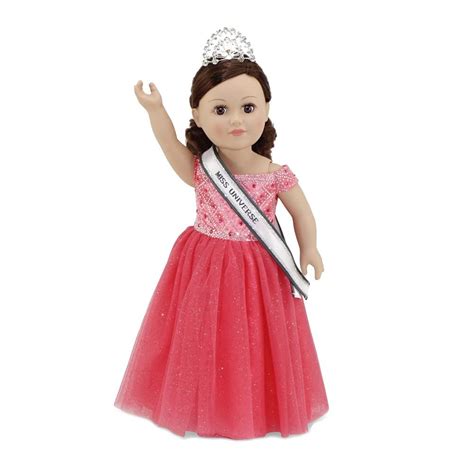 Buy Emily Rose 18 Inch Doll Clothes Ball Gown Miss Universe Outfit