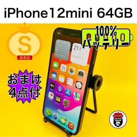 Iphone 12 Mini ブラック 64 Gb Simフリー 0048 By メルカリ