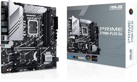 PRIME Z790M-PLUS D4 LGA1700 Micro-ATX Motherboard (DDR4)