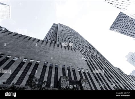 Midtown West New York City Ny Usa Rockefeller Center Stock Photo