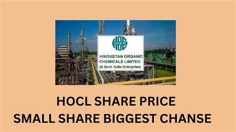 Hindustan Organic Chemicals Ltd Share Ll Hindustan Organic Chemicals