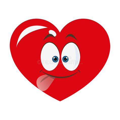 Goofy Heart Cartoon Icon Stock Illustration Illustration Of Clip