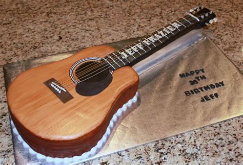 Guitar Cake Template Printable