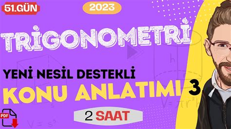 TRİGONOMETRİ Konu Anlatımı 3 51 GÜN 80 Günde AYT Matematik