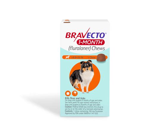 Bravecto® 1 Month Fluralaner Chews Merck Animal Health Usa