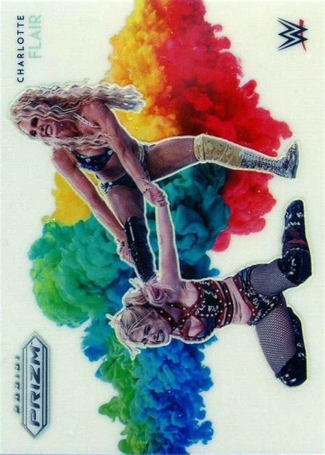 Charlotte Flair Prizm Wwe Color Blast Ssp Price Guide