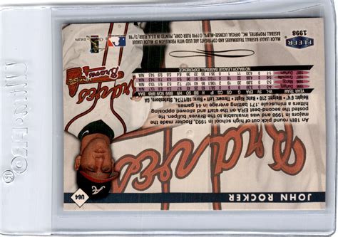 Fleer Tradition Update U John Rocker Rc For Sale Online Ebay