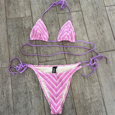 Triangl Bikini Barely Worn Size Medium In Top Bottom Depop