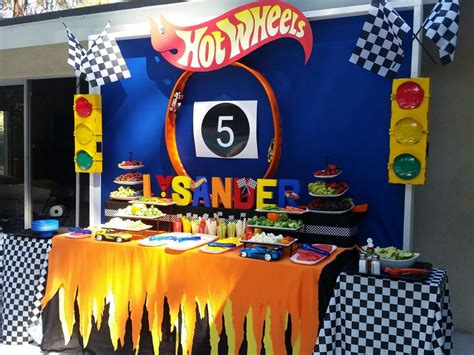 Fiesta Sebastian Hot Wheels Birthday Hot Wheels Party Hotwheels Birthday Party