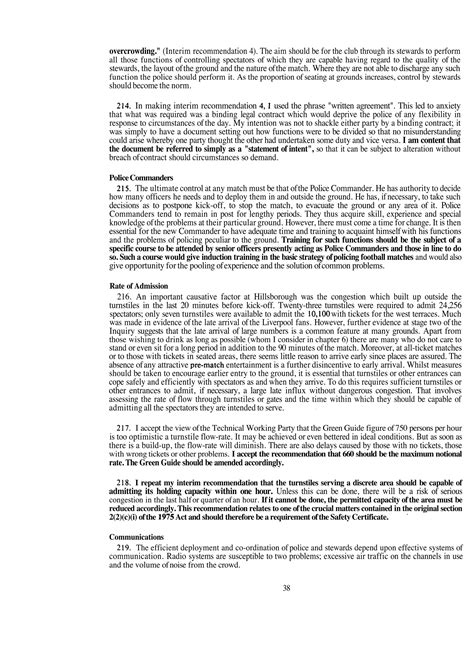 Hillsborough Taylor Report | PDF