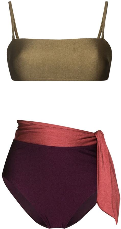 Zimmermann Rosa Scarf Tie Bikini Set ShopStyle Two Piece Swimsuits