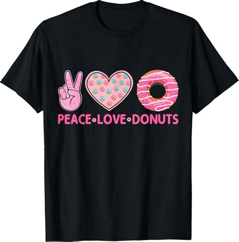 100% pure cotton for both men and womenFunny Doughnut Donut Lover