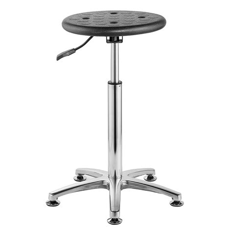 Aluminium Alloy And Pu Material Height Adjustable Lab Chair Lab Stool