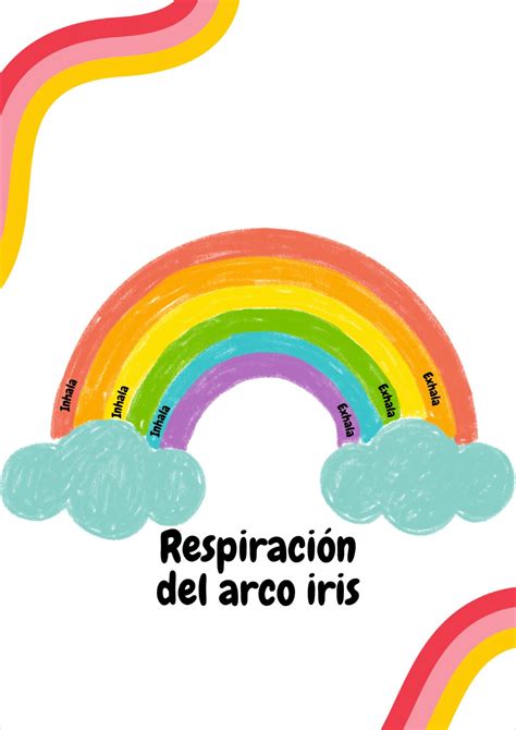 Rainbow Breathing | Respiración del arco iris Relaxing Activities, Yoga ...